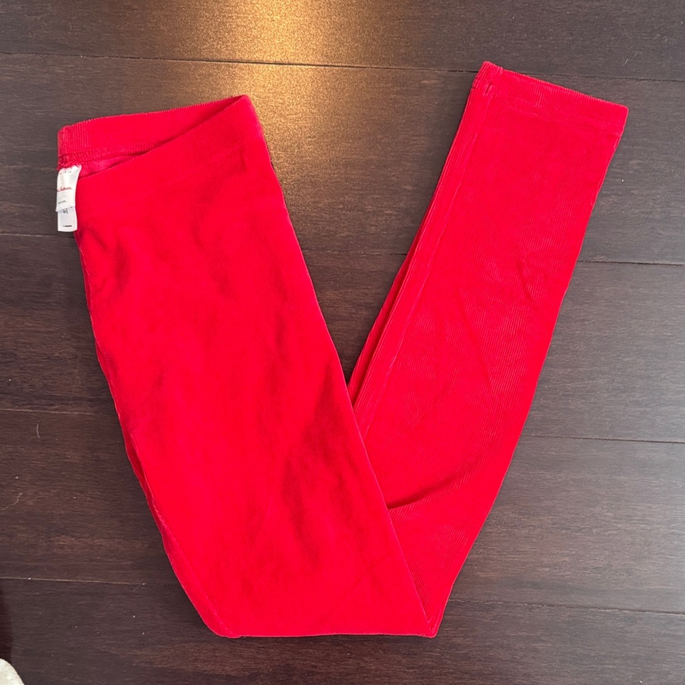 Ribbed Velour Leggings